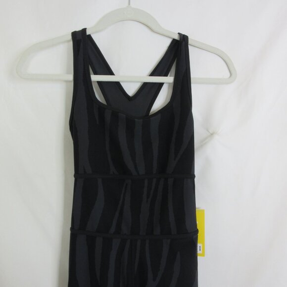 Diane Von Furstenberg Racerback Jumpsuit Unitard One Piece Black Size XXS NWT - Picture 4 of 10